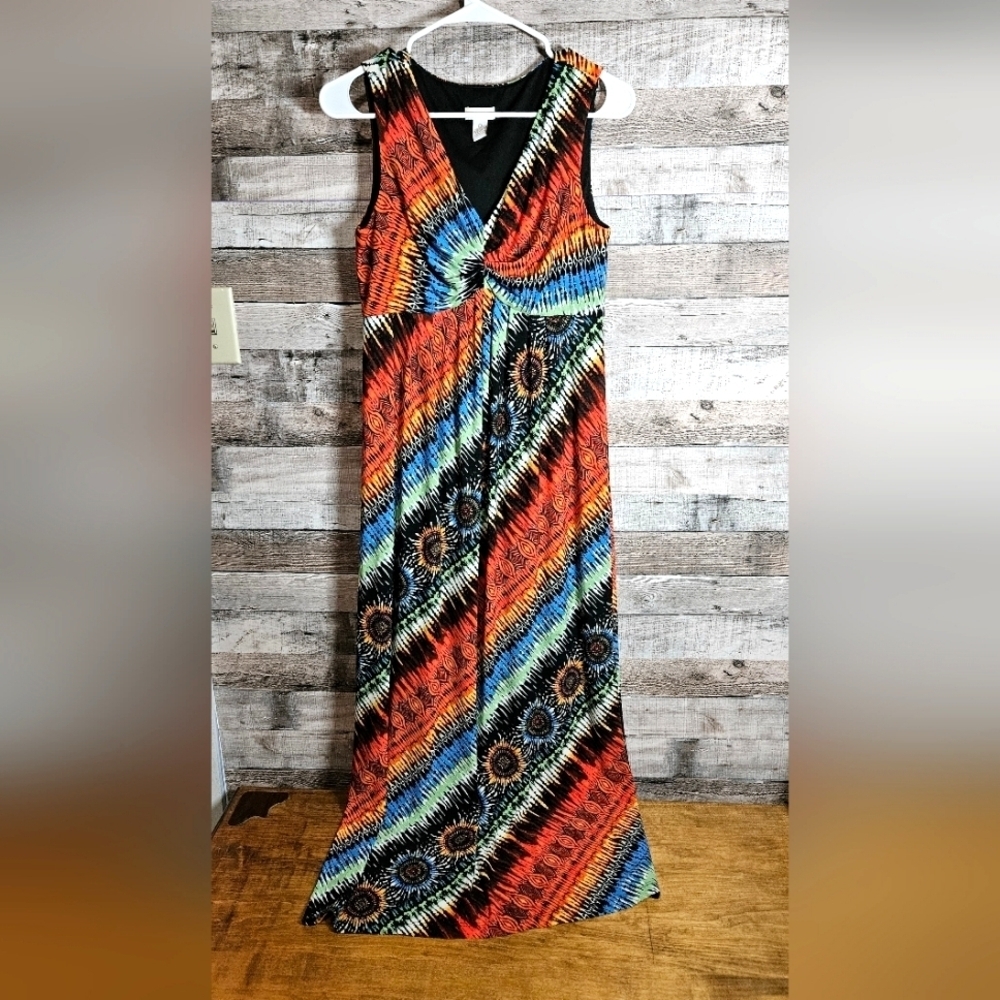 Chico's Dress Size 0 Multi-color Maxi Dress